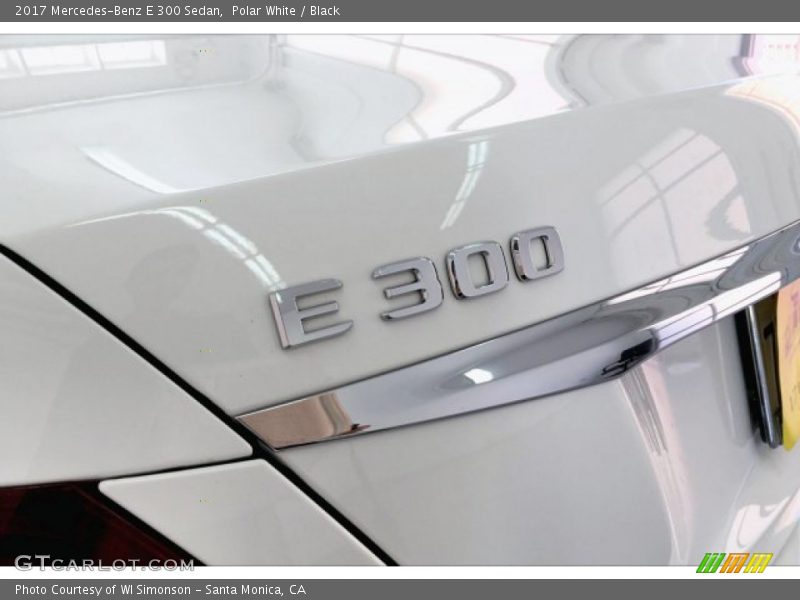 Polar White / Black 2017 Mercedes-Benz E 300 Sedan