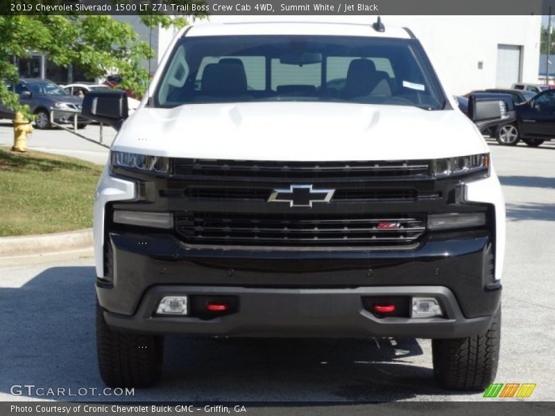 Summit White / Jet Black 2019 Chevrolet Silverado 1500 LT Z71 Trail Boss Crew Cab 4WD