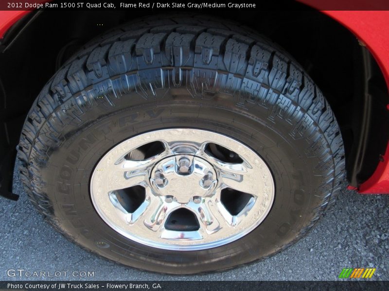 Flame Red / Dark Slate Gray/Medium Graystone 2012 Dodge Ram 1500 ST Quad Cab