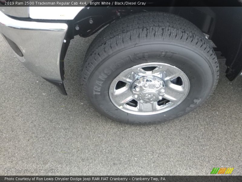 Bright White / Black/Diesel Gray 2019 Ram 2500 Tradesman Regular Cab 4x4