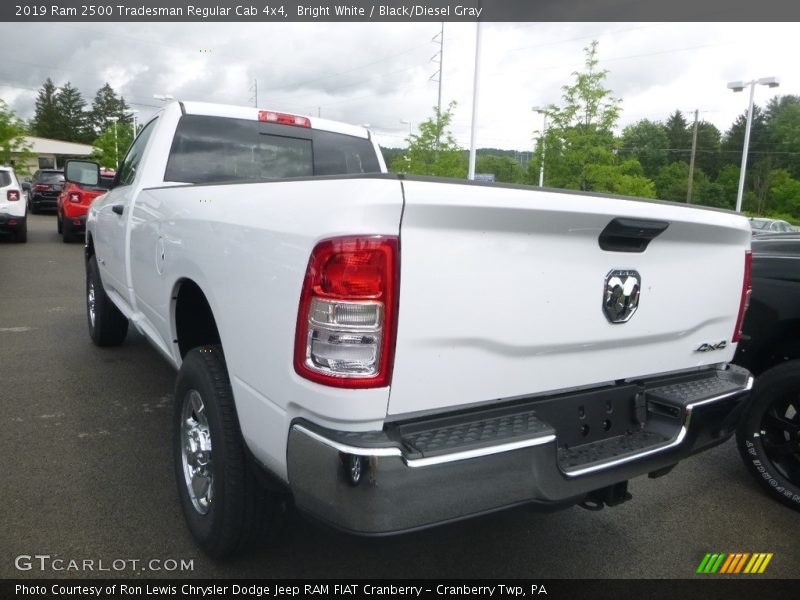 Bright White / Black/Diesel Gray 2019 Ram 2500 Tradesman Regular Cab 4x4