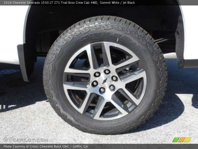 Summit White / Jet Black 2019 Chevrolet Silverado 1500 LT Z71 Trail Boss Crew Cab 4WD