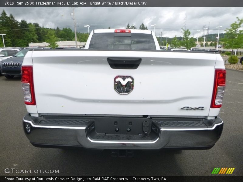 Bright White / Black/Diesel Gray 2019 Ram 2500 Tradesman Regular Cab 4x4
