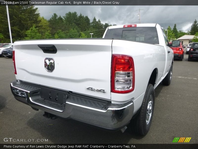Bright White / Black/Diesel Gray 2019 Ram 2500 Tradesman Regular Cab 4x4