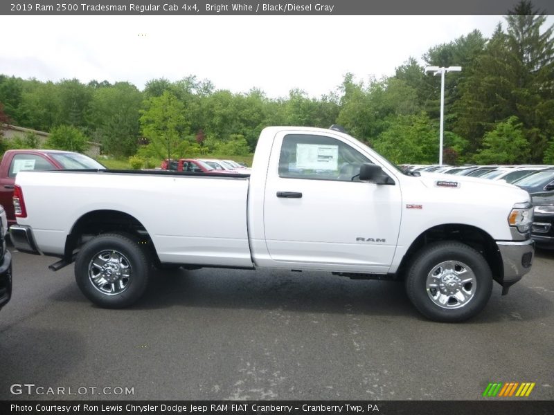 Bright White / Black/Diesel Gray 2019 Ram 2500 Tradesman Regular Cab 4x4
