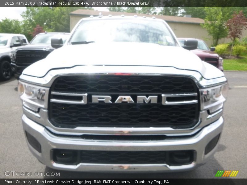 Bright White / Black/Diesel Gray 2019 Ram 2500 Tradesman Regular Cab 4x4