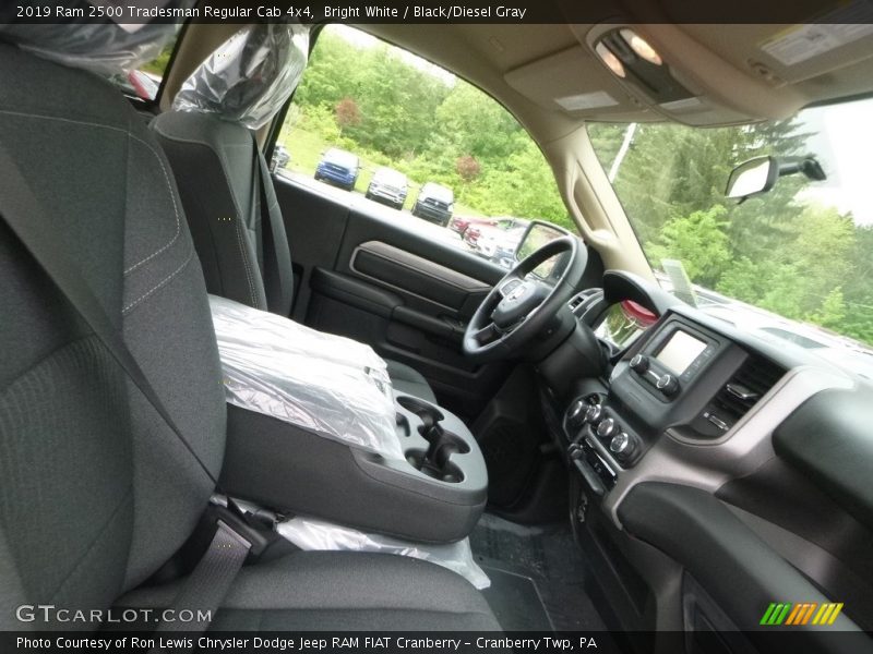 Bright White / Black/Diesel Gray 2019 Ram 2500 Tradesman Regular Cab 4x4