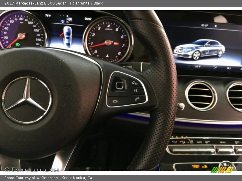 Polar White / Black 2017 Mercedes-Benz E 300 Sedan