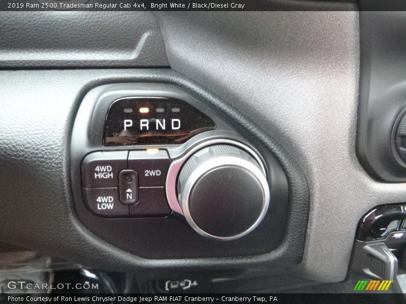 Bright White / Black/Diesel Gray 2019 Ram 2500 Tradesman Regular Cab 4x4
