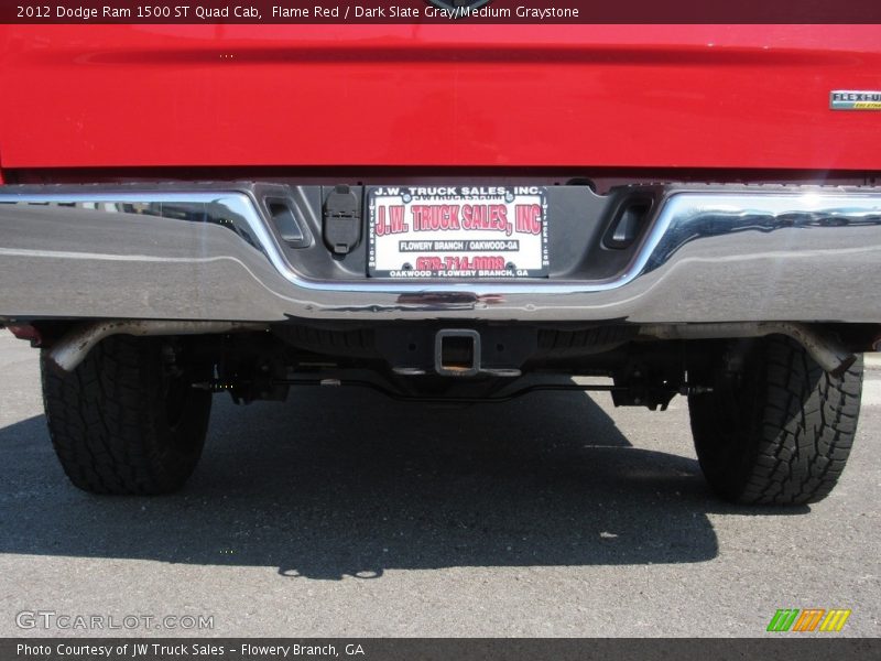 Flame Red / Dark Slate Gray/Medium Graystone 2012 Dodge Ram 1500 ST Quad Cab