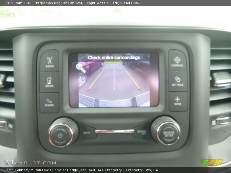 Bright White / Black/Diesel Gray 2019 Ram 2500 Tradesman Regular Cab 4x4