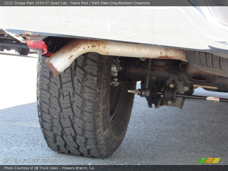Flame Red / Dark Slate Gray/Medium Graystone 2012 Dodge Ram 1500 ST Quad Cab