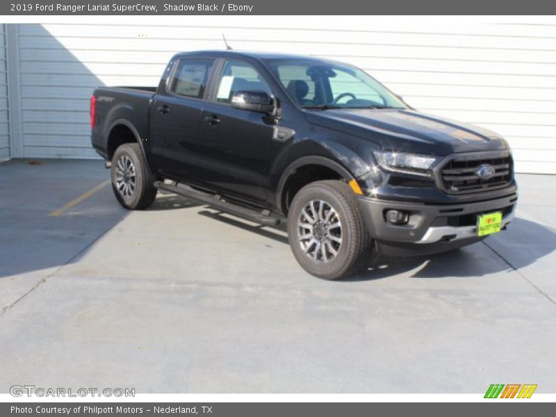 Shadow Black / Ebony 2019 Ford Ranger Lariat SuperCrew