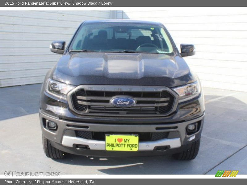 Shadow Black / Ebony 2019 Ford Ranger Lariat SuperCrew