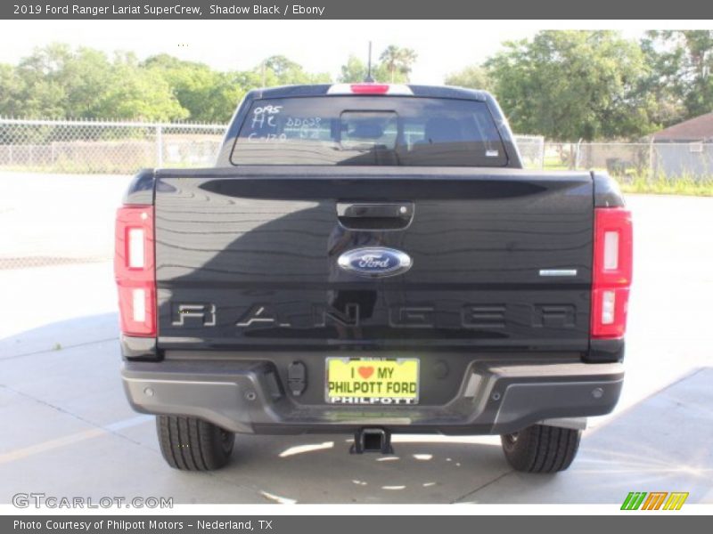 Shadow Black / Ebony 2019 Ford Ranger Lariat SuperCrew
