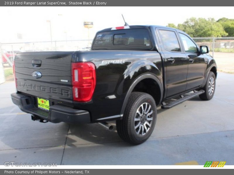 Shadow Black / Ebony 2019 Ford Ranger Lariat SuperCrew
