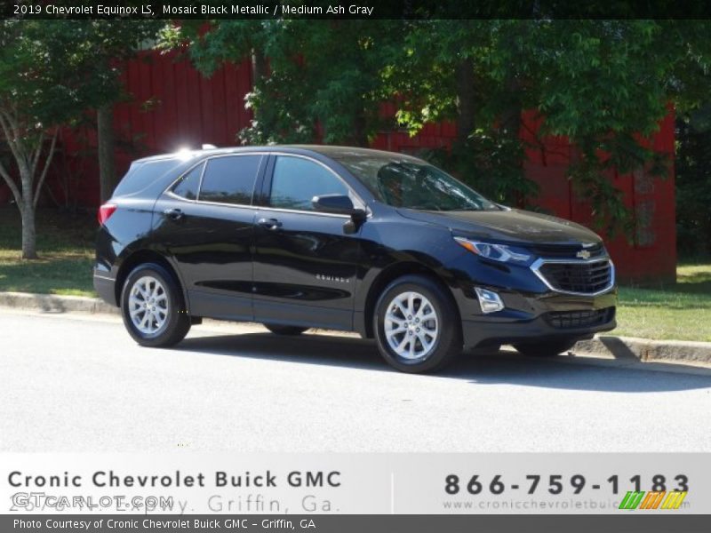 Mosaic Black Metallic / Medium Ash Gray 2019 Chevrolet Equinox LS