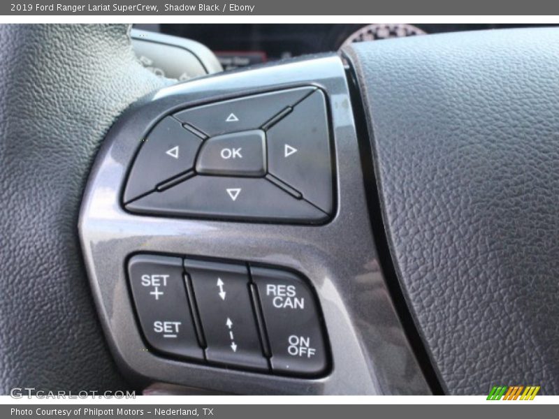 Shadow Black / Ebony 2019 Ford Ranger Lariat SuperCrew