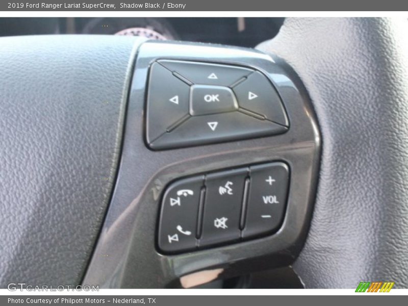 Shadow Black / Ebony 2019 Ford Ranger Lariat SuperCrew