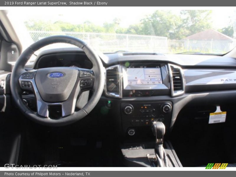 Shadow Black / Ebony 2019 Ford Ranger Lariat SuperCrew