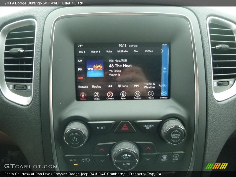 Billet / Black 2019 Dodge Durango SXT AWD