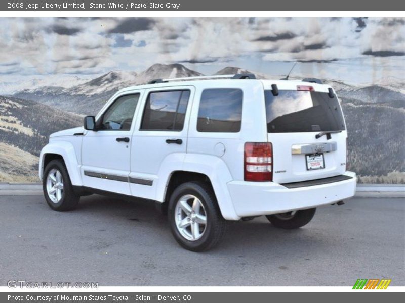 Stone White / Pastel Slate Gray 2008 Jeep Liberty Limited