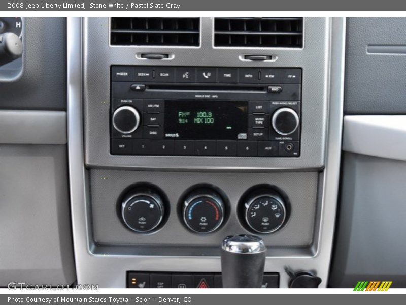 Stone White / Pastel Slate Gray 2008 Jeep Liberty Limited