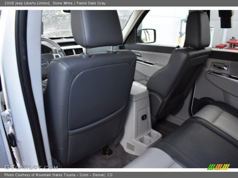 Stone White / Pastel Slate Gray 2008 Jeep Liberty Limited