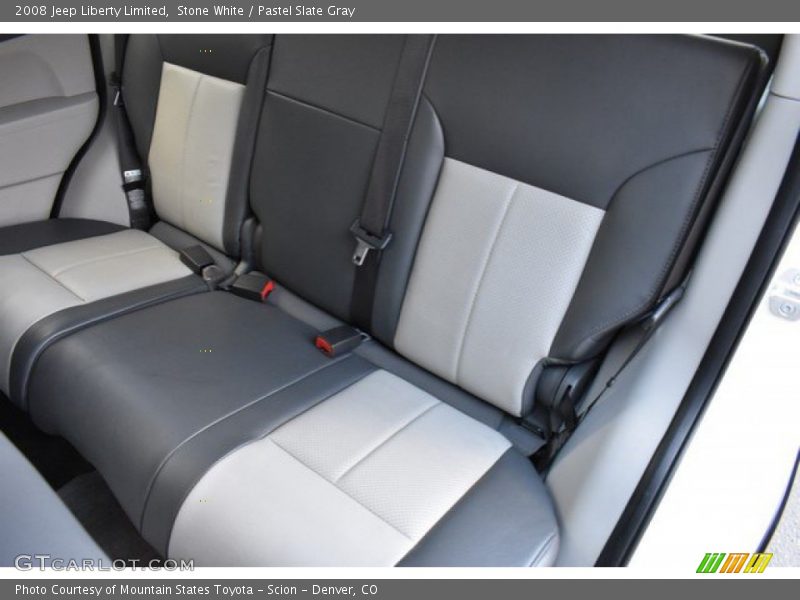 Stone White / Pastel Slate Gray 2008 Jeep Liberty Limited