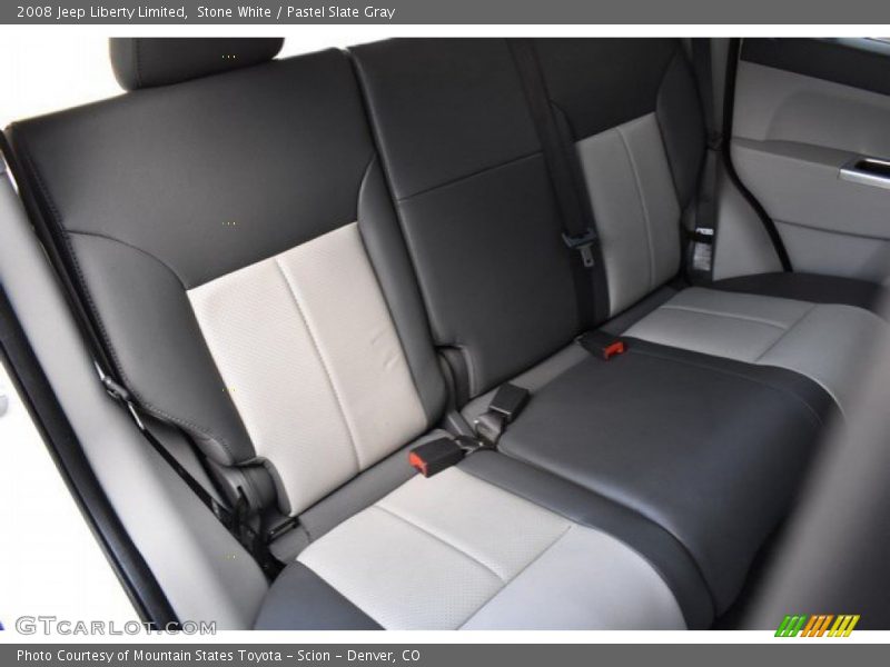 Stone White / Pastel Slate Gray 2008 Jeep Liberty Limited
