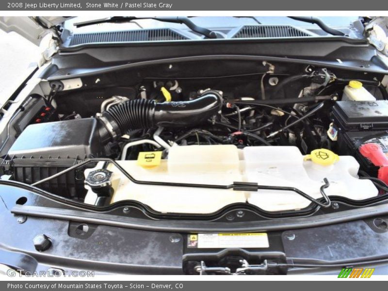 Stone White / Pastel Slate Gray 2008 Jeep Liberty Limited