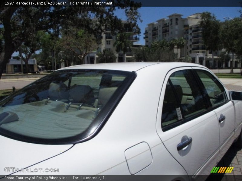 Polar White / Parchment 1997 Mercedes-Benz E 420 Sedan