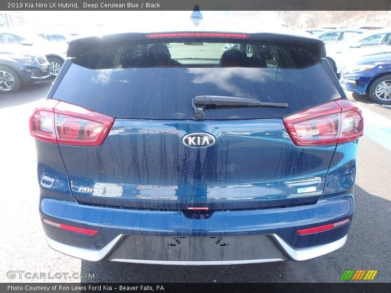 Deep Cerulean Blue / Black 2019 Kia Niro LX Hybrid