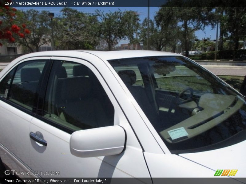 Polar White / Parchment 1997 Mercedes-Benz E 420 Sedan