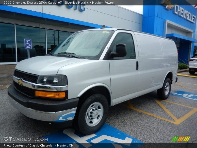 Silver Ice Metallic / Medium Pewter 2019 Chevrolet Express 2500 Cargo WT