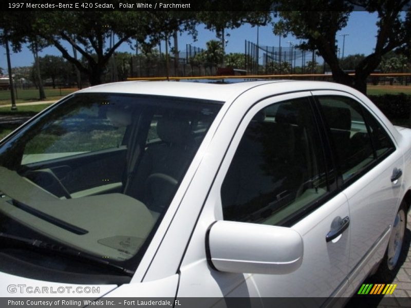 Polar White / Parchment 1997 Mercedes-Benz E 420 Sedan