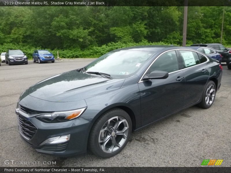 Shadow Gray Metallic / Jet Black 2019 Chevrolet Malibu RS