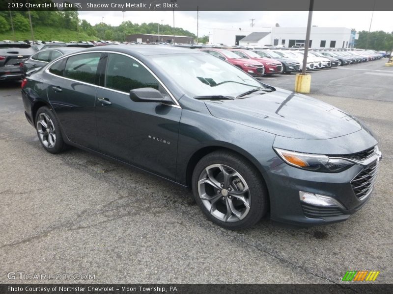 Shadow Gray Metallic / Jet Black 2019 Chevrolet Malibu RS