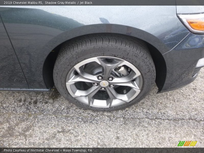 Shadow Gray Metallic / Jet Black 2019 Chevrolet Malibu RS