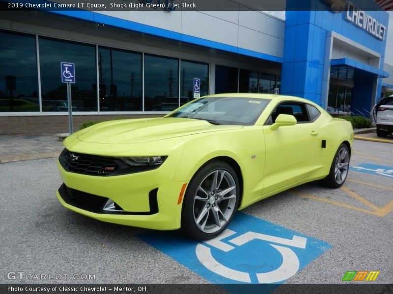 Shock (Light Green) / Jet Black 2019 Chevrolet Camaro LT Coupe