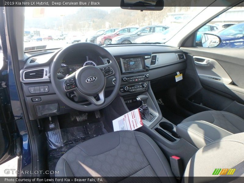 Deep Cerulean Blue / Black 2019 Kia Niro LX Hybrid