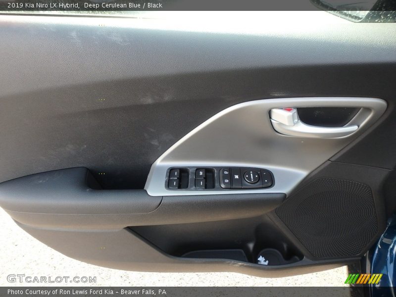 Deep Cerulean Blue / Black 2019 Kia Niro LX Hybrid
