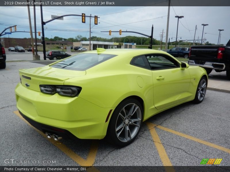 Shock (Light Green) / Jet Black 2019 Chevrolet Camaro LT Coupe