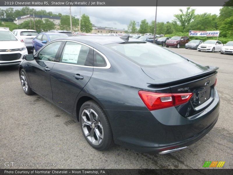 Shadow Gray Metallic / Jet Black 2019 Chevrolet Malibu RS