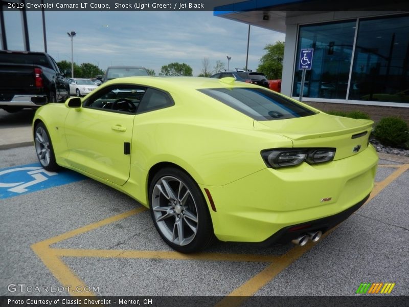 Shock (Light Green) / Jet Black 2019 Chevrolet Camaro LT Coupe
