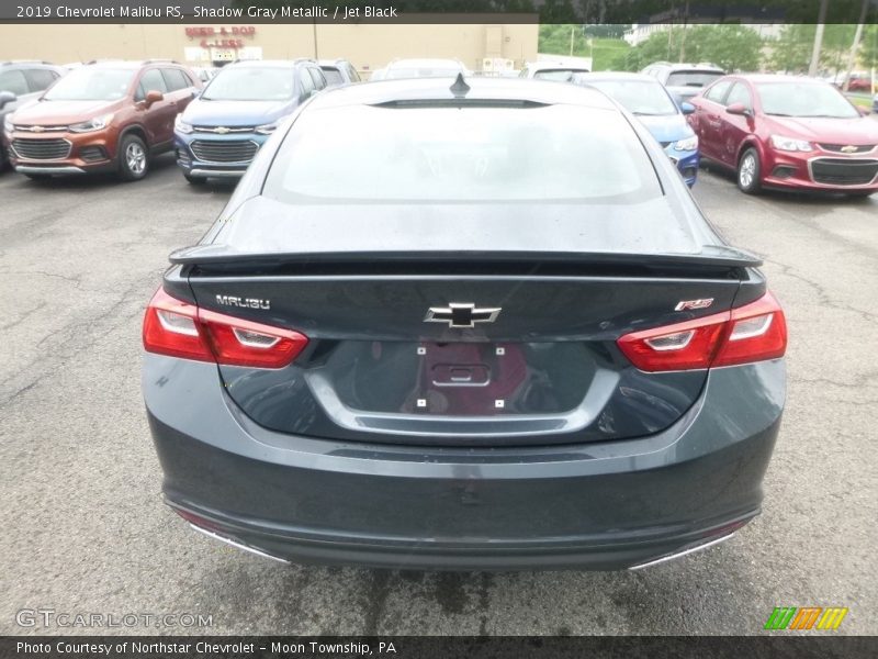 Shadow Gray Metallic / Jet Black 2019 Chevrolet Malibu RS