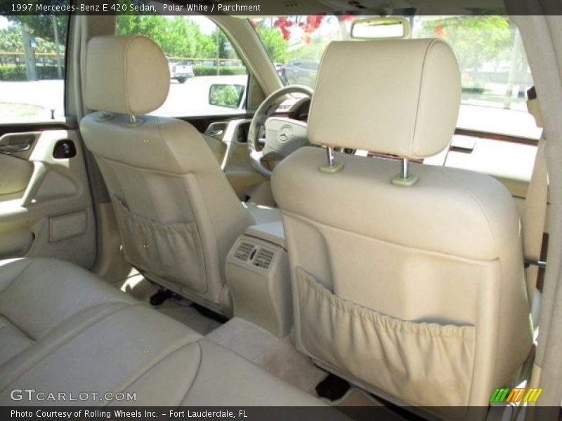 Polar White / Parchment 1997 Mercedes-Benz E 420 Sedan