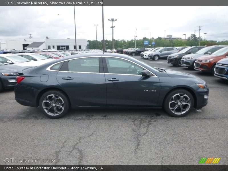 Shadow Gray Metallic / Jet Black 2019 Chevrolet Malibu RS