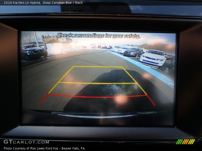 Deep Cerulean Blue / Black 2019 Kia Niro LX Hybrid