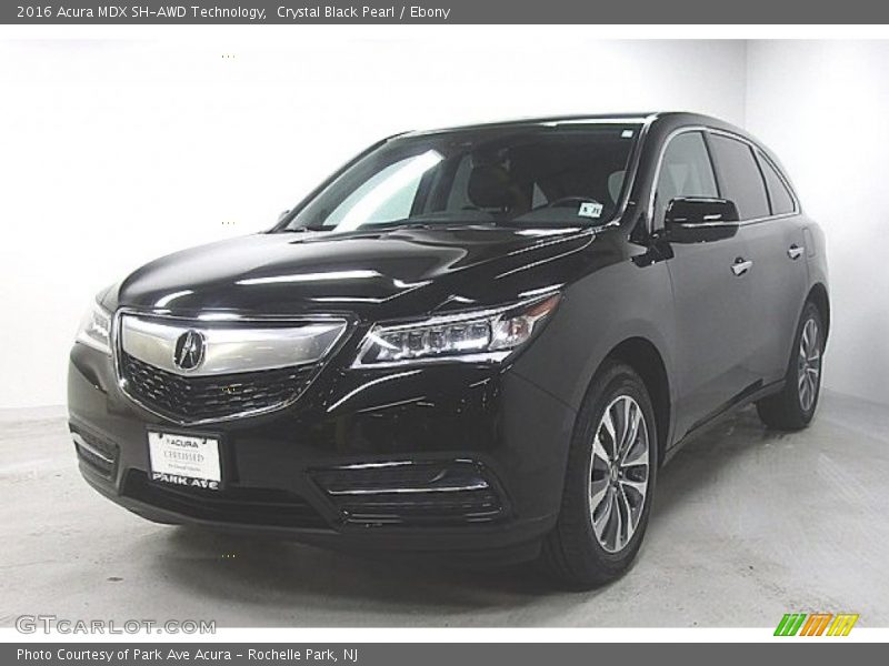 Crystal Black Pearl / Ebony 2016 Acura MDX SH-AWD Technology